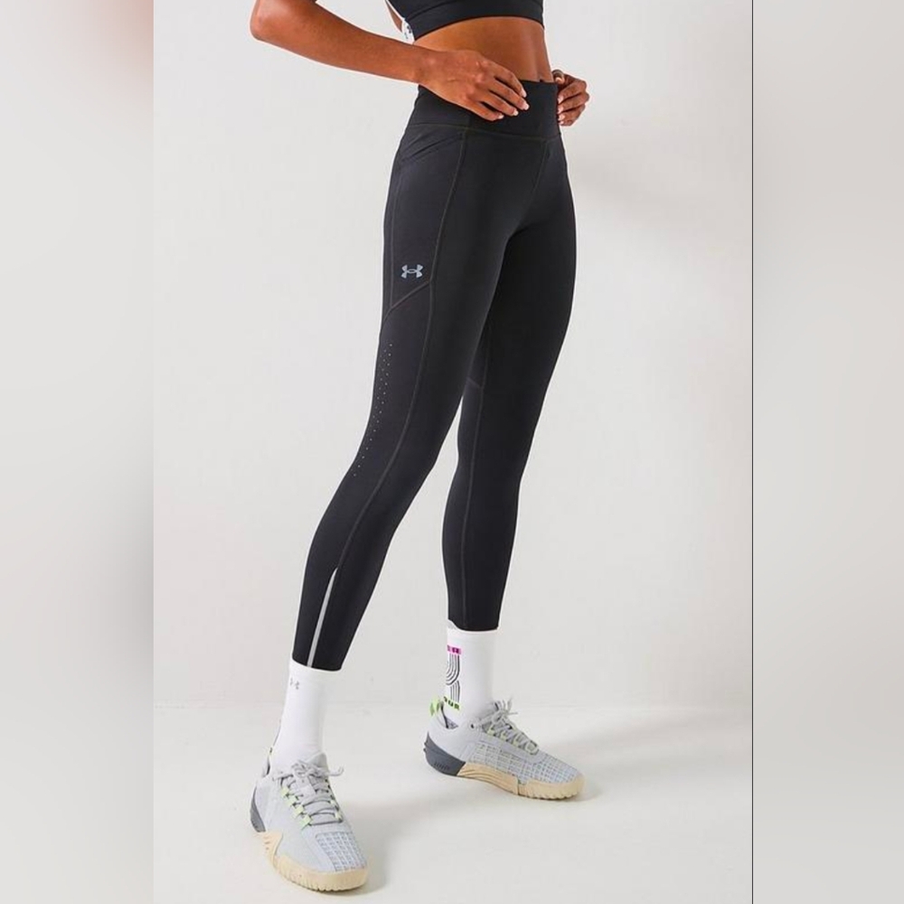 UNDER ARMOUR | Women's Black Fly Fast 3.0 Running Reflective Ankle Leggings